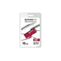 Флешка EXPLOYD 580 16GB Red