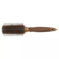 Щетка Expert Style Control Nylon Bristles Gold&Brown 9 рядов