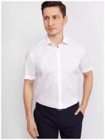 Прямая рубашка мужская Kanzler 242132 белая, размер 46