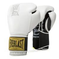 Боксерские перчатки Everlast тренировочные 1910 Classic белые 12 унций