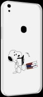 Чехол MyPads собака-с-книжками для Alcatel SHINE LITE 5080X 5.0 задняя-панель-накладка-бампер