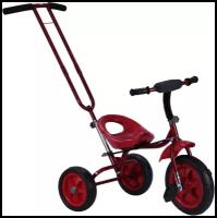 Детский трехколесный велосипед красный