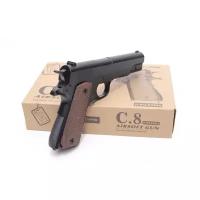 Пистолет игрушечный металлический/пневматический. Модель Colt 1911 Classic C.8