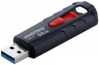 Флеш-накопитель USB 3.0/3.1 Gen1 Smartbuy 64GB IRON Black/Red (SB64GBIR-B3)