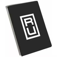 Обложка для паспорта «Ру», черная