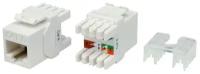 Вставка Keystone Jack RJ45 (8P8C) кат.6 180град. KJ8-8P8C-C6-180-WH бел. Hyperline 426189