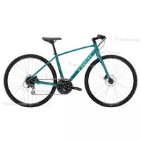 На удалениевелосипед Trek FX 2 Disc Women's (2021) Бирюзовый, 15" ростовка