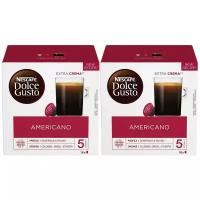 Nescafe Nescafe Dolce Gusto Упаковка 2 Штуки Americano 2х16 капс