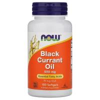 Капсулы NOW Black Currant Oil 500 мг, 120 г, 500 мг, 100 шт