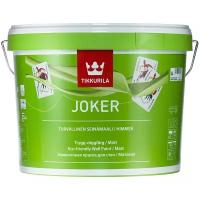 Краска акриловая Tikkurila Harmony Satin (Joker) влагостойкая моющаяся матовая белый 9 л