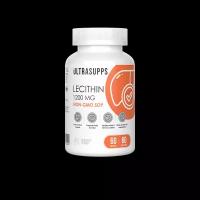 Ultrasupps Lecithin 1200 mg, 60 softgels (60 капсул)