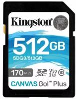 Kingston Canvas Go Plus SDXC UHS I U3 V30 512GB