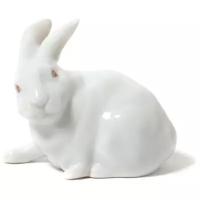 Фарфоровая фигура "Внимательный белый кролик", Royal Copenhagen