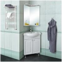 Мебель для ванной / Runo / Классик 65 угловой / тумба с раковиной Классик 65 / шкаф для ванной / зеркало для ванной