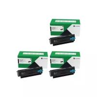 Картриджи комплектом Lexmark 55B5000-3PK 55B5000 черный [выгода 3%] 9K