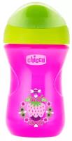 Поильник для девочки Chicco Easy Cup (носик ободок), 12 мес+, 266 мл., розовый