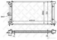 Радиатор системы охлаждения для VW Golf/Passat 1.0-1.8 83 1025002SX STELLOX