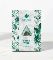 Чай в пирамидках зеленый NIKTEA Green Wind, NIKTEA Зелёный ветер