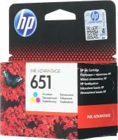 Картридж HP 651, многоцветный / C2P11AE