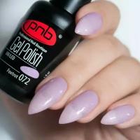 Гель-лак PNB 8 мл 072/Gel nail polish PNB 8 ml 072