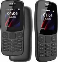 Nokia 106 (2018) 1/32 ГБ, 2 SIM, черный