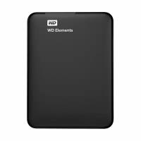 Внешний жесткий диск Western Digital WD Elements Portable, 4 ТБ, USB 3.0 (WDBU6Y0040BBK-WESN) черный