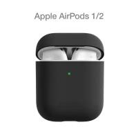 Защитный чехол COMMO Shield для Apple Airpods 1/2 Gen, Black