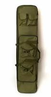 Чехол оружейный зеленый 94 см. 3 секции +4 кармана