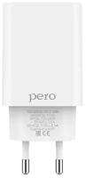 Сетевое зарядное устройство Pero (TC02) 2 USB 2.1A, белый