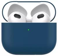 Чехол для AirPods 3 силиконовый Deppa Ultra Slim (D-47323) 1.3мм Синий