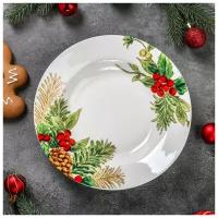 Тарелка суповая «Рождество», 260 мл, d=20 см