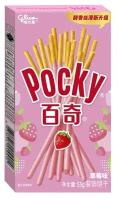 POCKY Печенье "Палочки с клубничным вкусом", 55 г 9380983