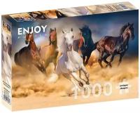 Пазл Enjoy 1000 деталей: Лошади, бегущие по пустыне