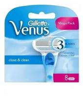 Venus Close Clean - сменные кассеты, 8 шт