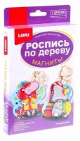 Роспись по дереву LORI "Магниты, Поздравляю", картон с европодвесом (Фнр-024)