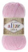 Пряжа Alize Diva, 100 % акрил, 100 г, 350 м, 5 шт., 291 розовый 350 м