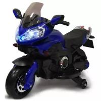 RiverToys Мотоцикл Moto E222KX, синий