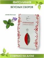 Травяной сбор, Освежающий, для всей семьи в летний зной, с зизифорой и гибискусом, Алтайские травы