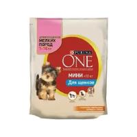 Purina One Mini корм для щенков всех пород, курица 600 гр (10 шт)