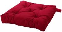 MALINDA малинда подушка на стул 40/35x38x7 см красный
