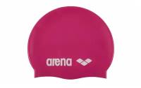 Шапочка для плавания Arena Classic Silicone, малиновая