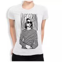 Футболка DreamShirts Studio Курт Кобейн - Nirvana Женская белая S