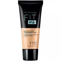 Крем тональный для лица MAYBELLINE FIT ME тон 115 розово-бежевый