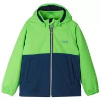 Куртка LASSIE 721731-8271 Softshell jacket, Kataja для мальчика, цвет зеленый, размер 104