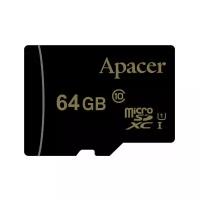 Карта памяти microSDXC Apacer 64 ГБ Class 10 UHS-I U1