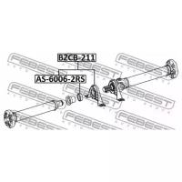 FEBEST BZCB211 Подшипник подвесной карданного вала