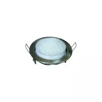 Светильник Ecola GX53 H4 Downlight without reflector_satin chrome (светильник) 38х106 FS53P2ECB