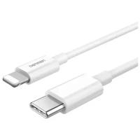 Кабель для Iphone / айфона, USB Type-C - Lightning, 1м, Data Cable PD 20W, для быстрой зарядки, белый