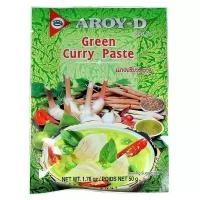 Паста карри зеленая Green Curry Paste Aroy-D 50 г