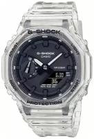 Наручные часы CASIO G-Shock GA-2100SKE-7A, белый, черный